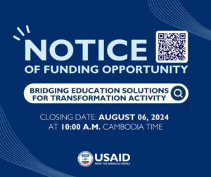 Grant Notice: Bridging Education Solutions for Transformation (BEST) Activity