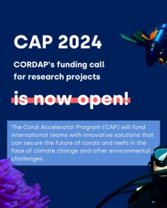 Call for proposals now open for CORDAP’s Coral Accelerator Program 2024